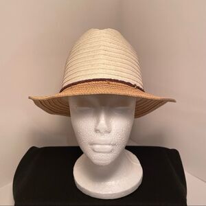 Panama Sun Hat Two Tone with Tie